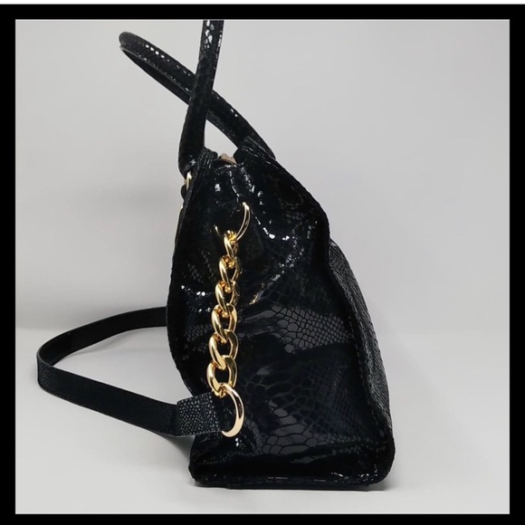 Michael Kors Hamilton EW Large Embossed Satchel - Picture 12 of 15